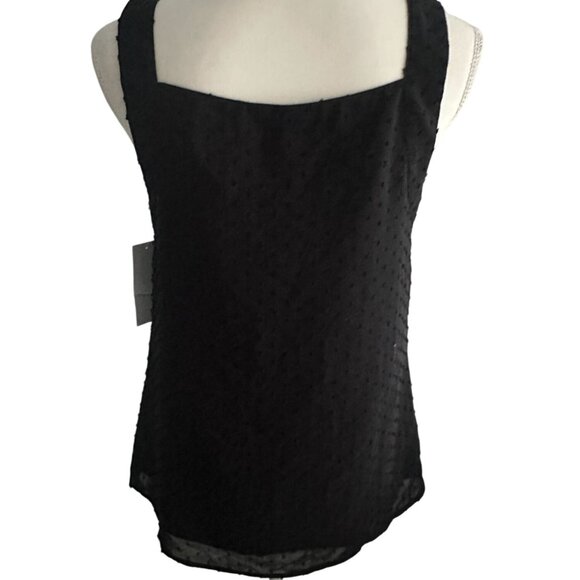 NORDSTROM RACK Black Patterned Tank Top Size Small NEW New with tags - Picture 3 of 7